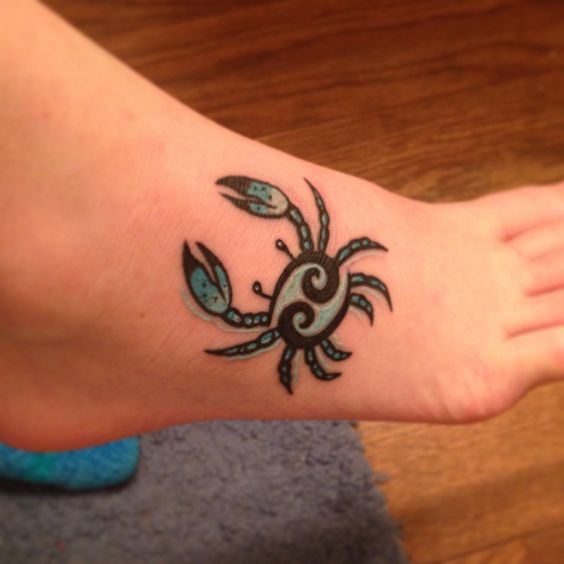 10 Cancer zodiac Crab tattoos: Celebrate your astrological sign in style
