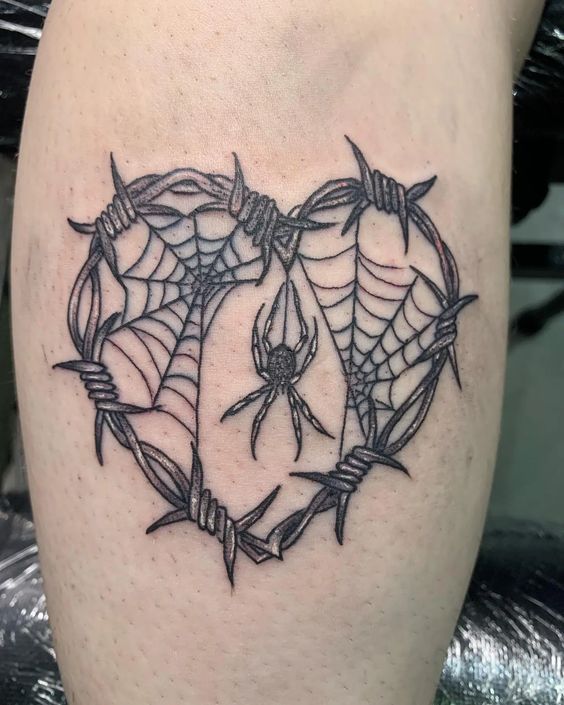 10 Unique barbwire heart tattoos to show your passion 5