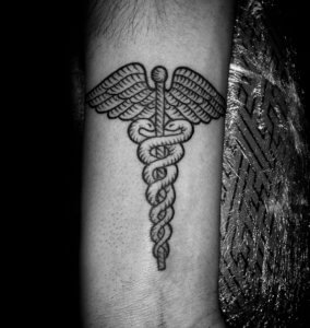 15 Caduceus forearm tattoo A timeless symbol of medicine and healing 15