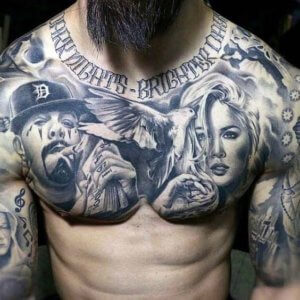 15 Chicano chest tattoos An expression of culture identity and art 10