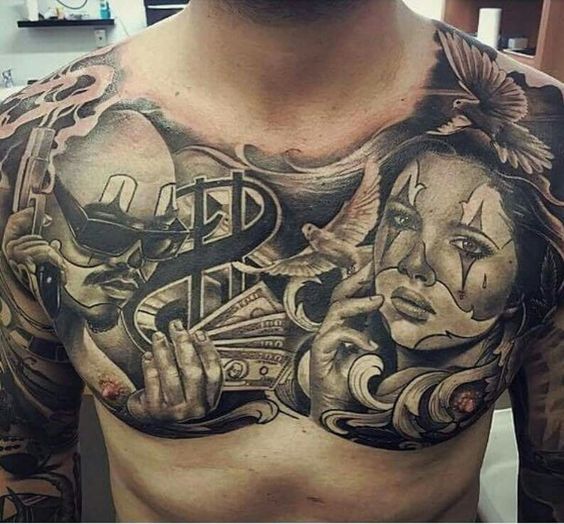 15 Chicano chest tattoos An expression of culture, identity, and art