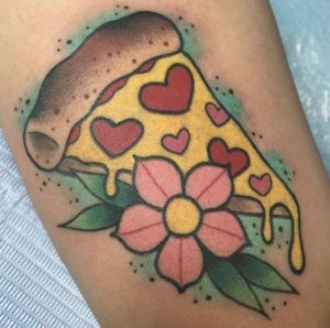 15 traditional pizza tattoos A tasty tribute to your favorite food 14