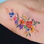 15 ways to express your love for nature with wildflower color tattoos