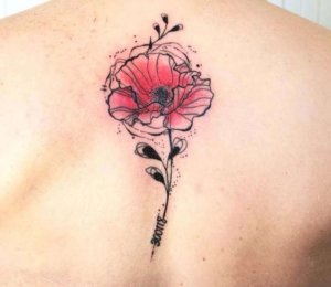 20 California Poppy watercolor tattoos A symbol of hope and resilience 4