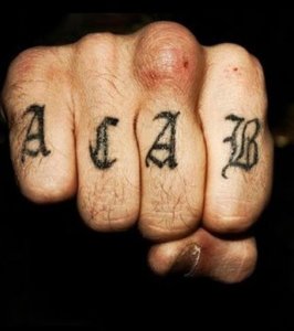 Meaning of A C A B Tattoo 2