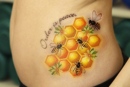 Meaning of Honeycomb Tattoo: A Sweet and Symbolic Design
