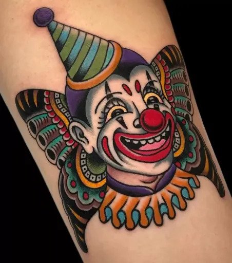 Meaning of clown tattoo 2