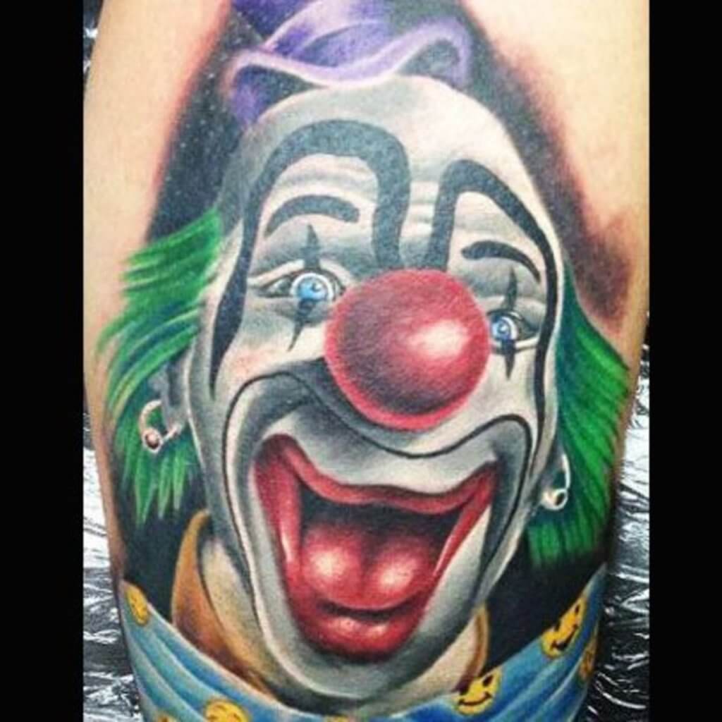 Meaning of clown tattoo 3