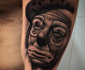Meaning of clown tattoo 5