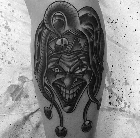 Meaning of clown tattoo 7