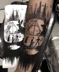 Meaning of deathly hallows tattoos 4