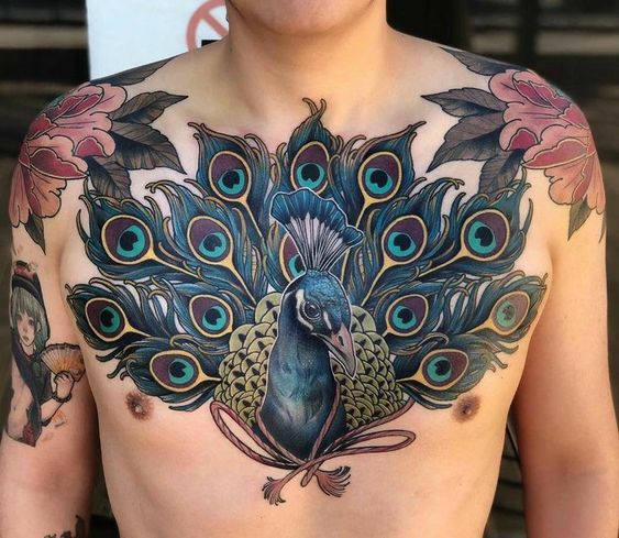 Meaning of peacock tattoos: Symbolism, origins, and popular designs
