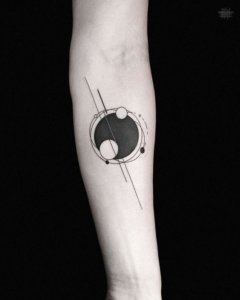 The beauty of forearm circle geometric tattoo in 15 ideas 9
