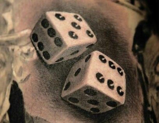 10 Realistic Dice Tattoos for Gaming Enthusiasts