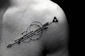 25 Geometric Arrow Tattoos A Fusion of Art and Precision 21