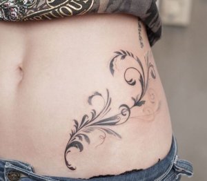 Delicate Lace Feminine Filigree Tattoo Inspiration 3