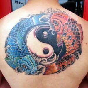 Harmony and Balance Yin Yang Koi Fish Tattoo 15 Ideas 7