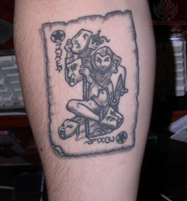 Joker Card Tattoo meaning 2