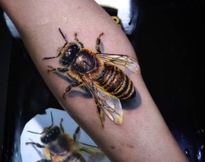 Meaning of Bee Tattoo 8