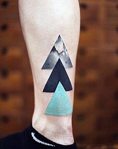 Meaning of Triangle Geometric Tattoos Unlocking Mystical Meanings 2