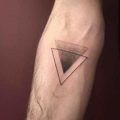 Meaning of Triangle Geometric Tattoos Unlocking Mystical Meanings 3