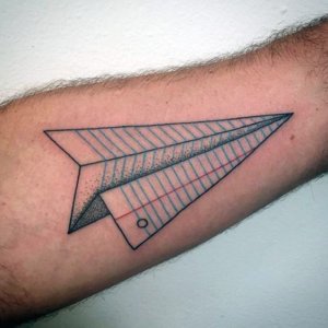Paper Airplane Tattoo Meaning 3