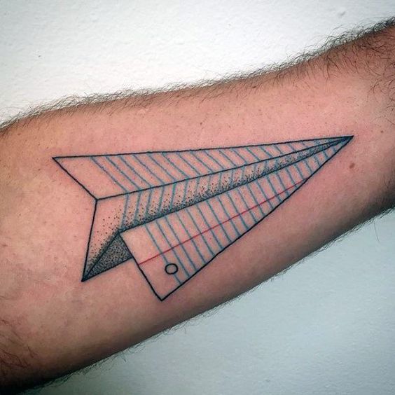 Meaning of Paper Airplane Tattoos: Symbolism of Freedom, Innocence, and Creativity