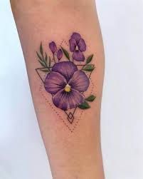 Meaning of Violet Flower Tattoo: Symbolism of Modesty, Virtue, and Spiritual Wisdom