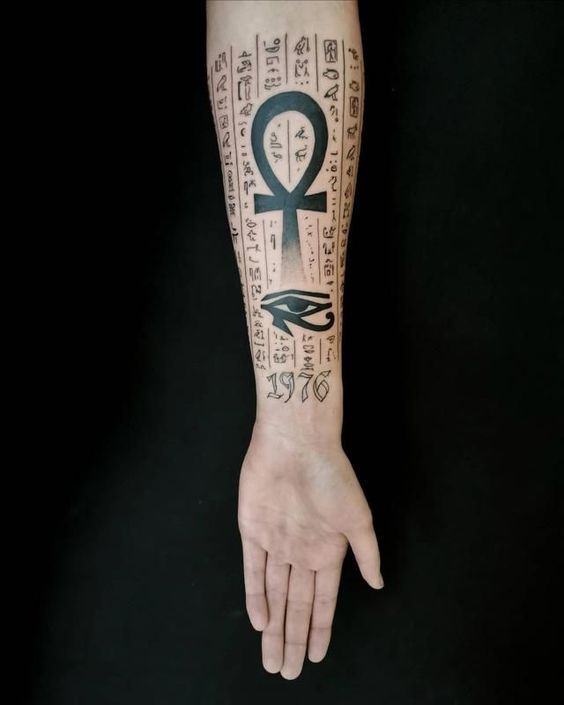 10 Ra Eye and Ankh Tattoos: Ancient Egyptian Symbols in Ink