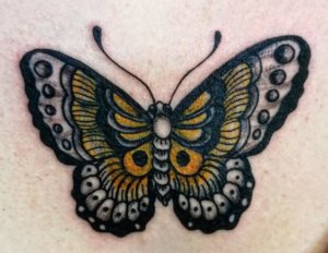 Monarch Butterfly Traditional Tattoo Pure Art!