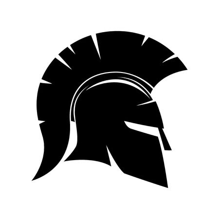 Spartan Helmet Simple Tattoo Design Ideas: Strength in Simplicity