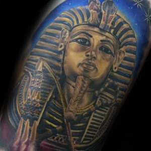 Pharaoh Realistic Tattoo 1