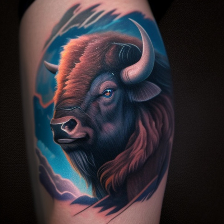 Buffalo Tattoo Meanings 2
