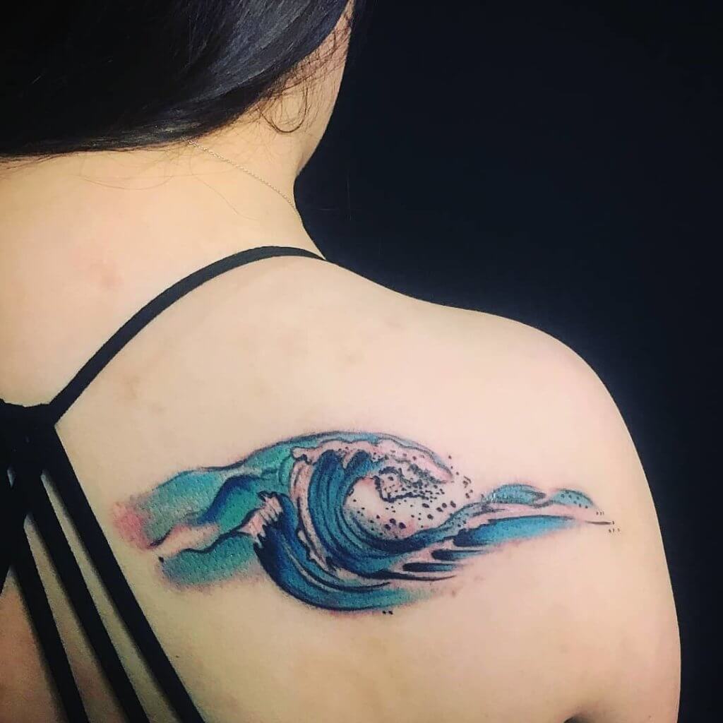 Meaning Behind Wave Tattoos 2