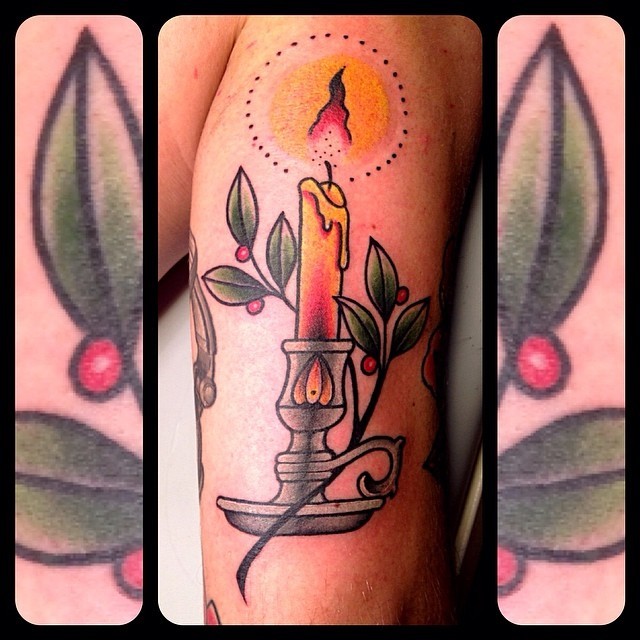 Meanings of Candle Tattoos 2