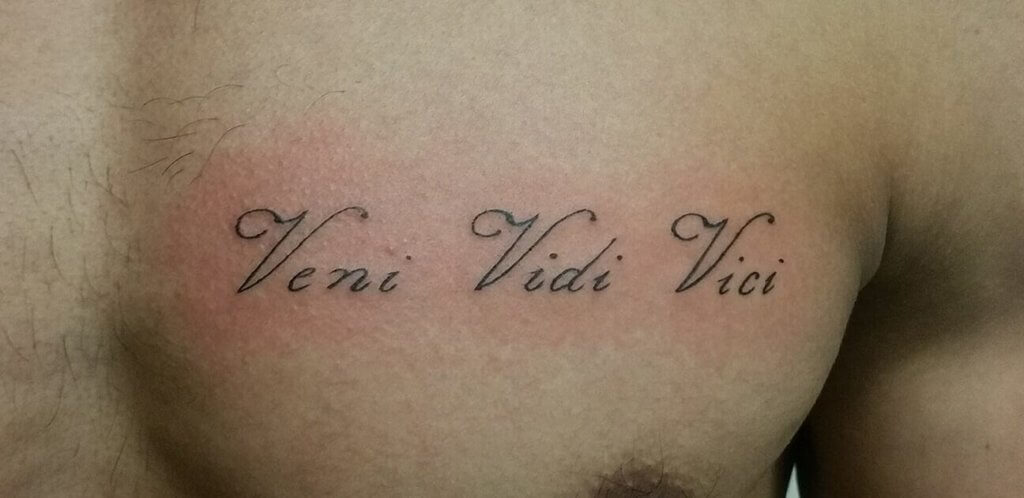 The Story Behind Veni Vidi Vici Tattoo Meaning